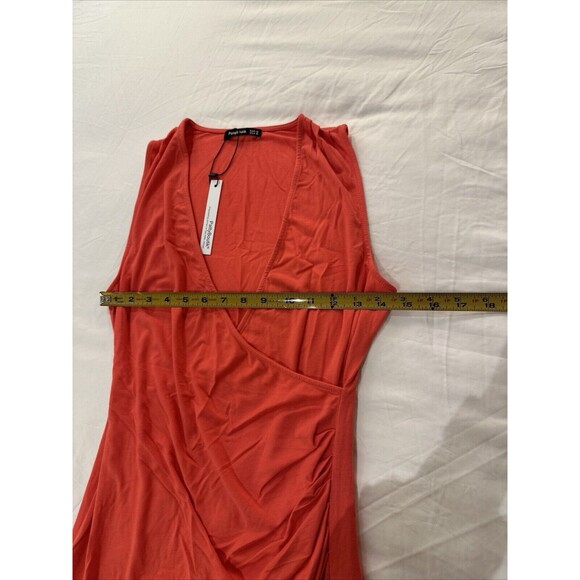 NWT Pink Wrap Front V Neck Sleeveless Blouse Top Women's M - Picture 8 of 11